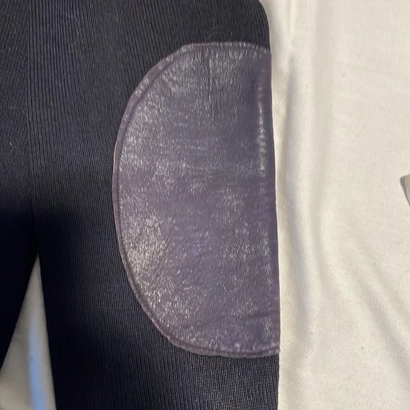 Vintage 1940s High School Letter Sweater Leather elbow patches—Sz 38 - Picture 10 of 12